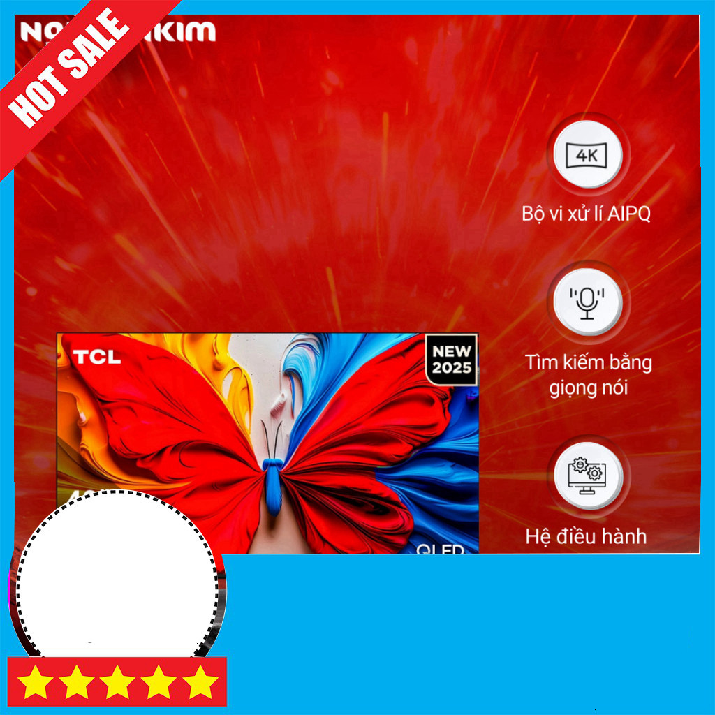 IB đặt hàng  Google QLED 40 inch Full HD 40S5K Mới TCL 2025 Tivi TV Full HD GIAO TOÀN QUỐC.