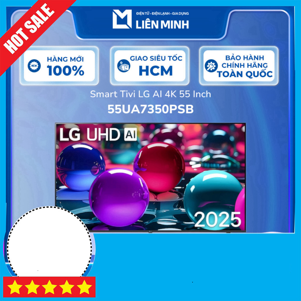 IB đặt hàng  Tivi Smart LG 4K 50-55 Inch UA7350PSB AI Tivi Giao Toàn Quốc GIAO TOÀN QUỐC.