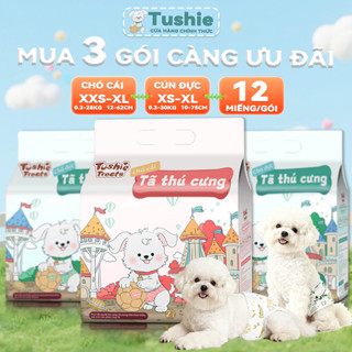 [3 gói]Tã dùng một lần cho thú cưng, phù hợp với mọi lứa tuổi, thoáng khí và đàn hồi,Chất lượng cao, tiện lợi