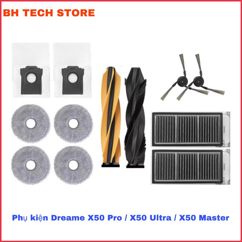 Bộ Phụ kiện Robot hút bụi Dreame X50 Ultra / Dreame X50 Pro / Dreame X50 Master.