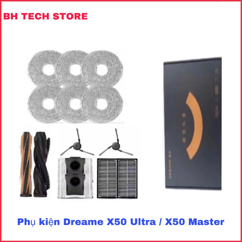Bộ Phụ kiện nguyên hộp Dreame X50 Ultra / X50 Master / L40S Ultra .( Như hình )