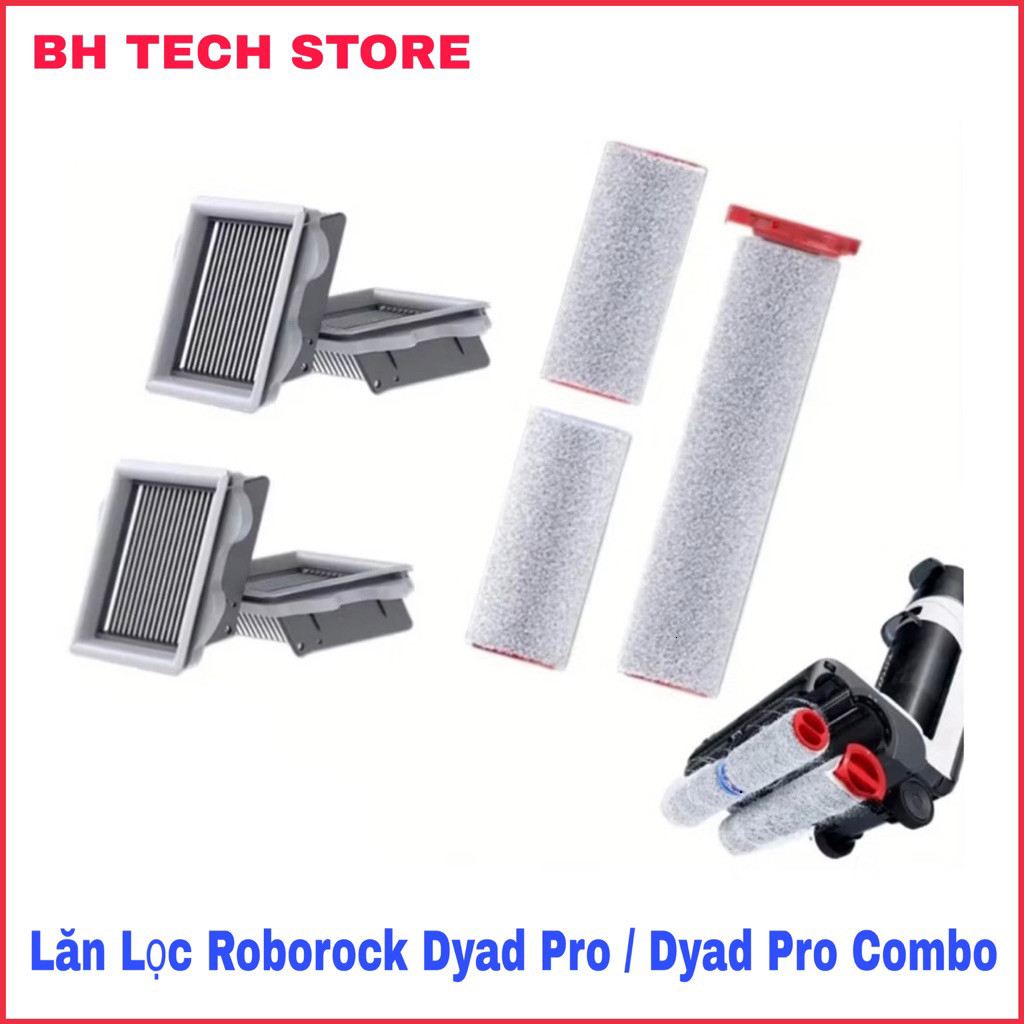 Phụ kiện Lăn  Lọc cây lau nhà cầm tay  thương hiệu Roborck Dyad / Dyad Pro / Dyad Pro Combo.