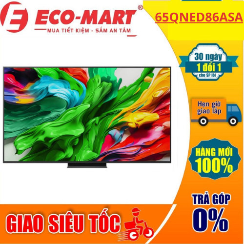 Smart Tivi QNED evo LG AI 4K 65 inch 65QNED86ASA  ( Tặng giao lắp đặt miễn phí)