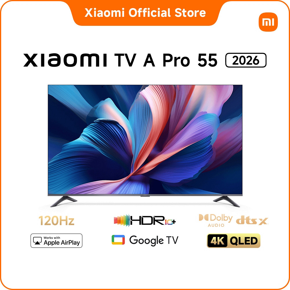 [TV Mới] Xiaomi TV A Pro 55'' 2026 | Màn hình QLED 4K độ sáng cao với công nghệ làm mượt chuyển động