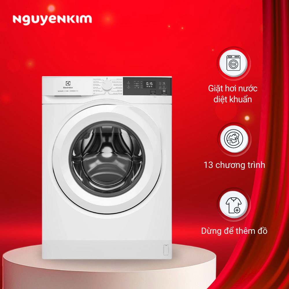 Máy giặt cửa trước Electrolux Inverter 10 kg EWF1024D3WC