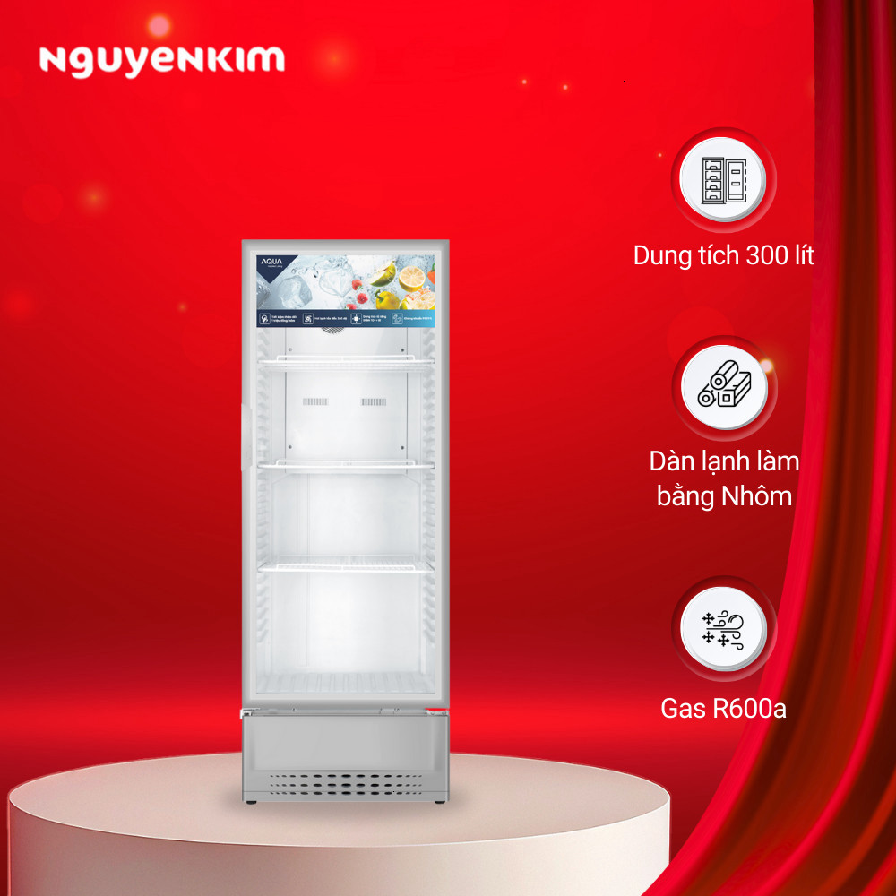 Tủ mát Aqua 300 lít AQS-AF400N