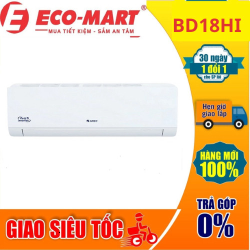 Điều hòa, điều hòa Gree 2 chiều 18000Btu Inverter BD18HI mới 2025, 2HP ( có lắp đặt tại nhà )