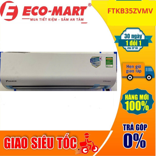 FTKB35ZVMV Điều hòa Daikin 1 chiều 2025, Inverter 12.000Btu FTKB35ZVMV ( có lắp đặt hoàn thiện)