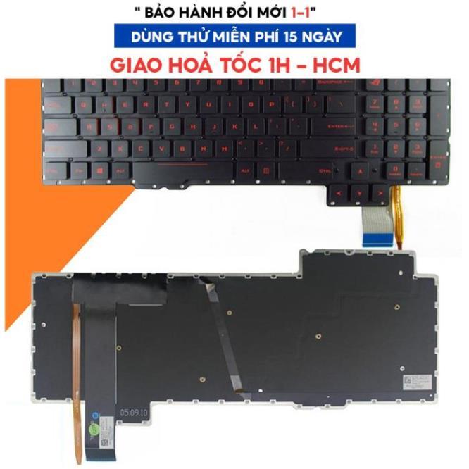 Bàn phím laptop ASUS Rog G752 G752VT G752VY G752VS G752VM G752V G752VL MÀU ĐEN ĐỎ - CÓ ĐÈN .