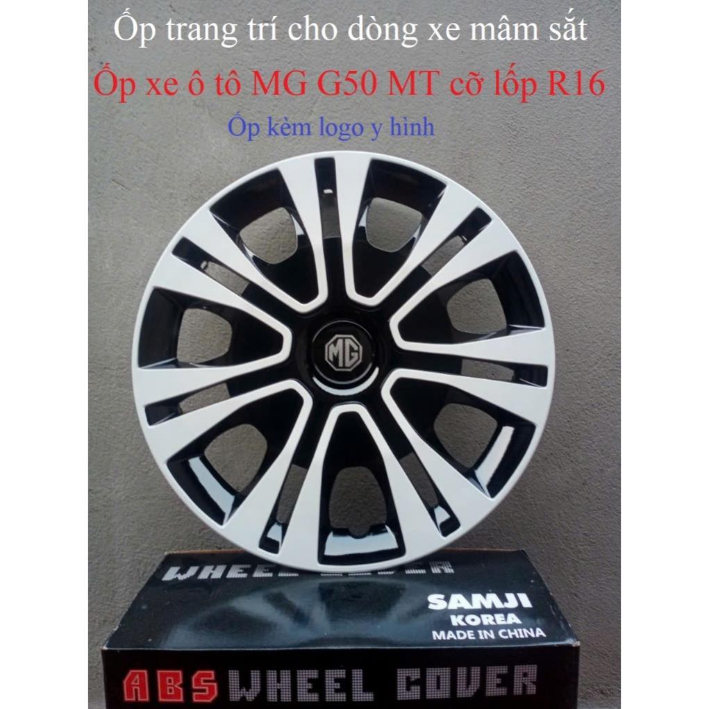 Ốp lazang  xe ô tô MG G50 MT cỡ lốp R16 ốp chụp mâm  16inch, phụ kiện trang trí mâm sắt mg g50 mt R1