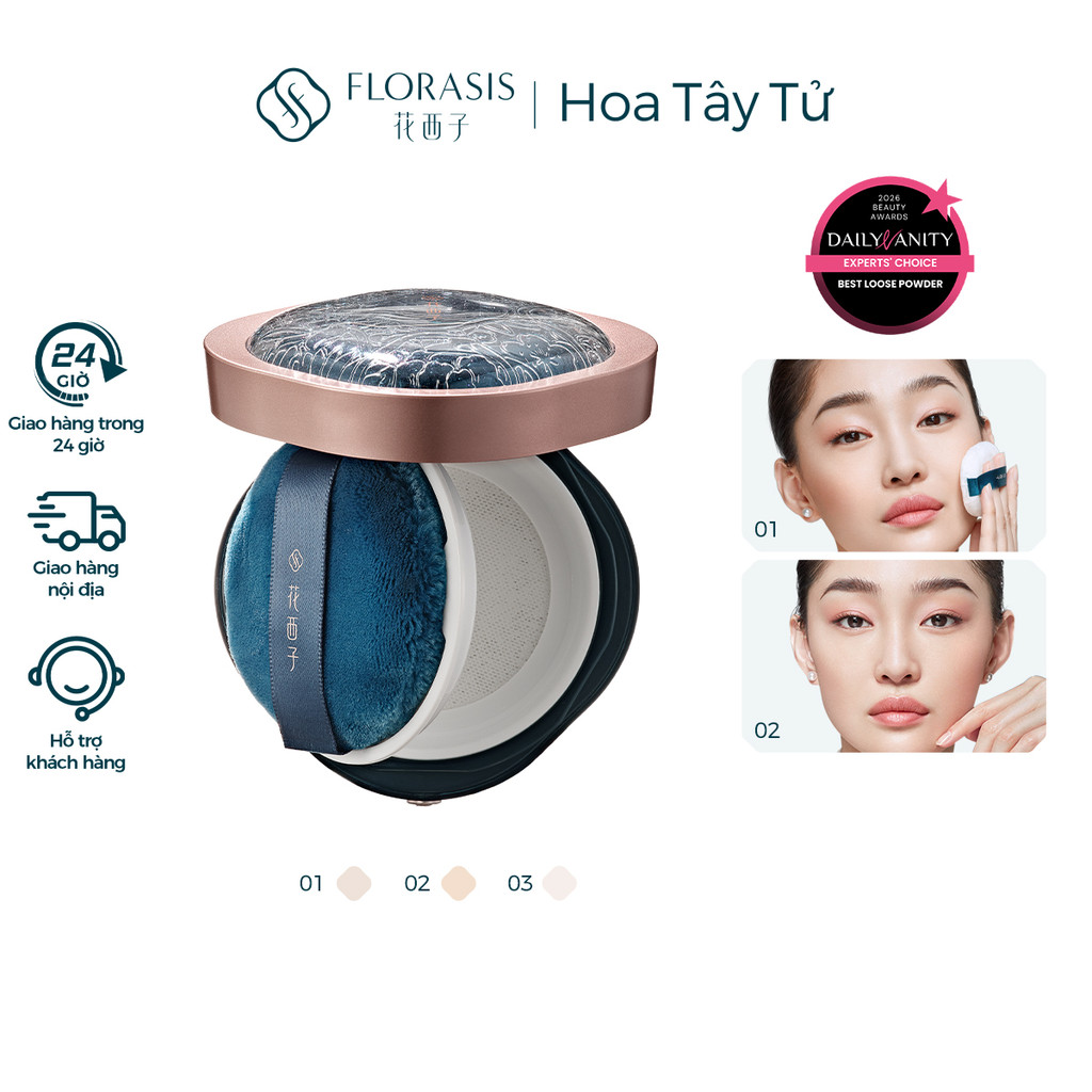 【KOL Livestream】Florasis Phấn Phủ Đào Hoa Ngọc Nữ - Bản Hộp Phấn Hương