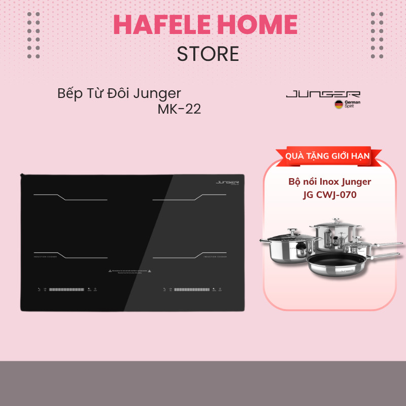 Bếp Từ Đôi Junger JG MK-22 – Công Suất 4000W Mạnh Mẽ – Tiết Kiệm Điện Năng