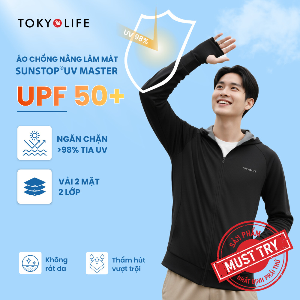 Áo Khoác Chống Nắng Chống Tia UV 2 Lớp 2 Mặt Form Unisex Nam Nữ 40005564 - TOKYOLIFE