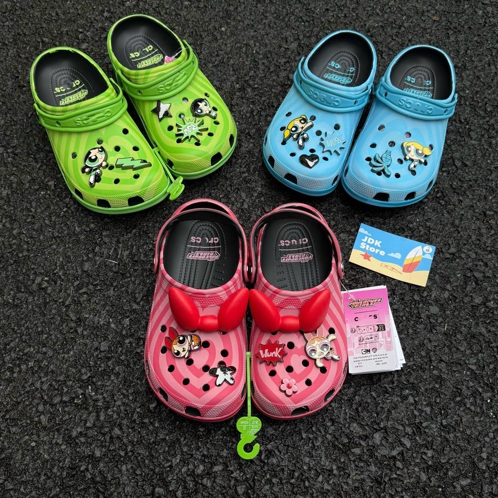 JDK Store_Dép Sục Hoạ Tiết Ba Cô Gái Powerpuff Girls