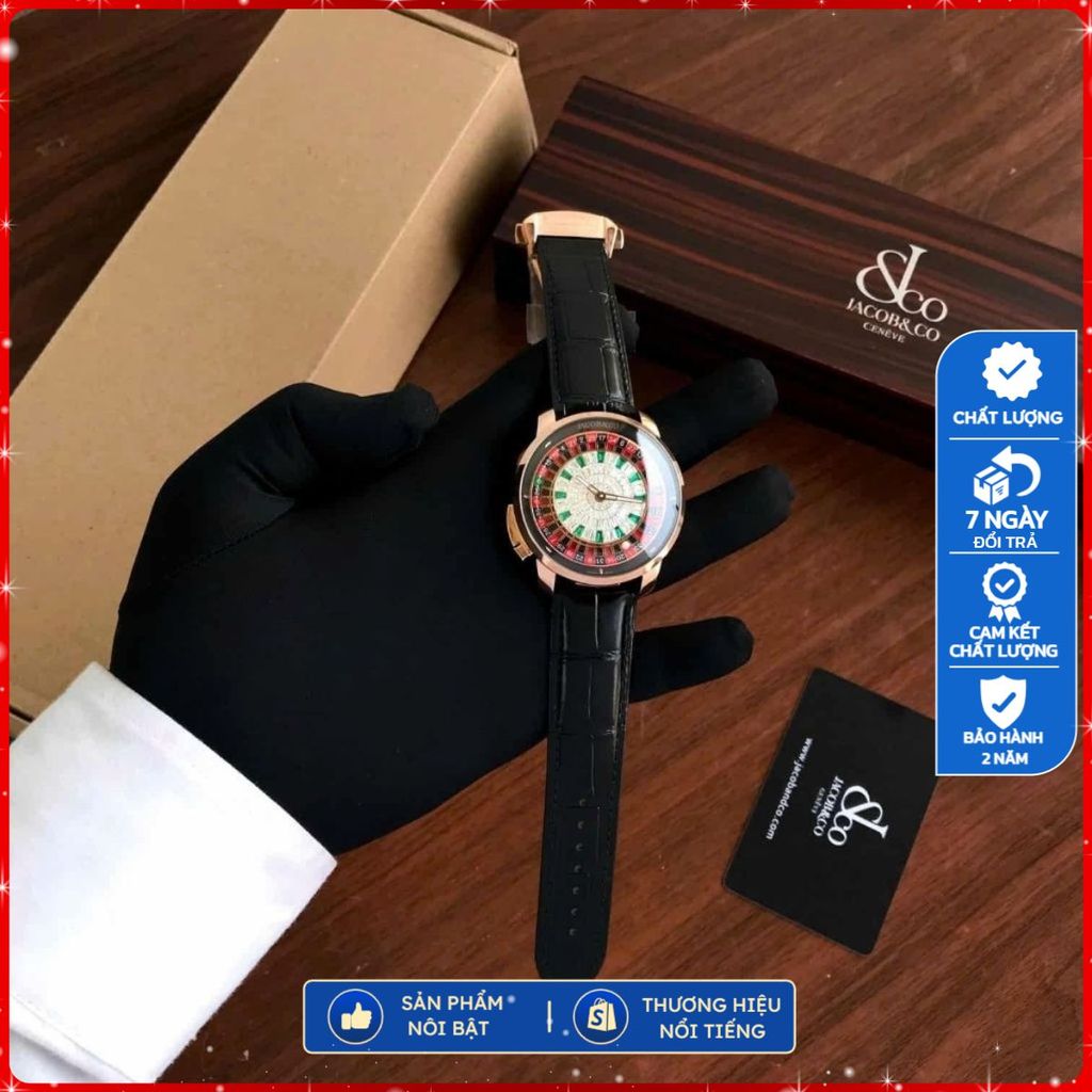 Đồng hồ Jacob & Co Casino Roulettesize 42mm Máy QUAZT thụy sĩ cao cấp