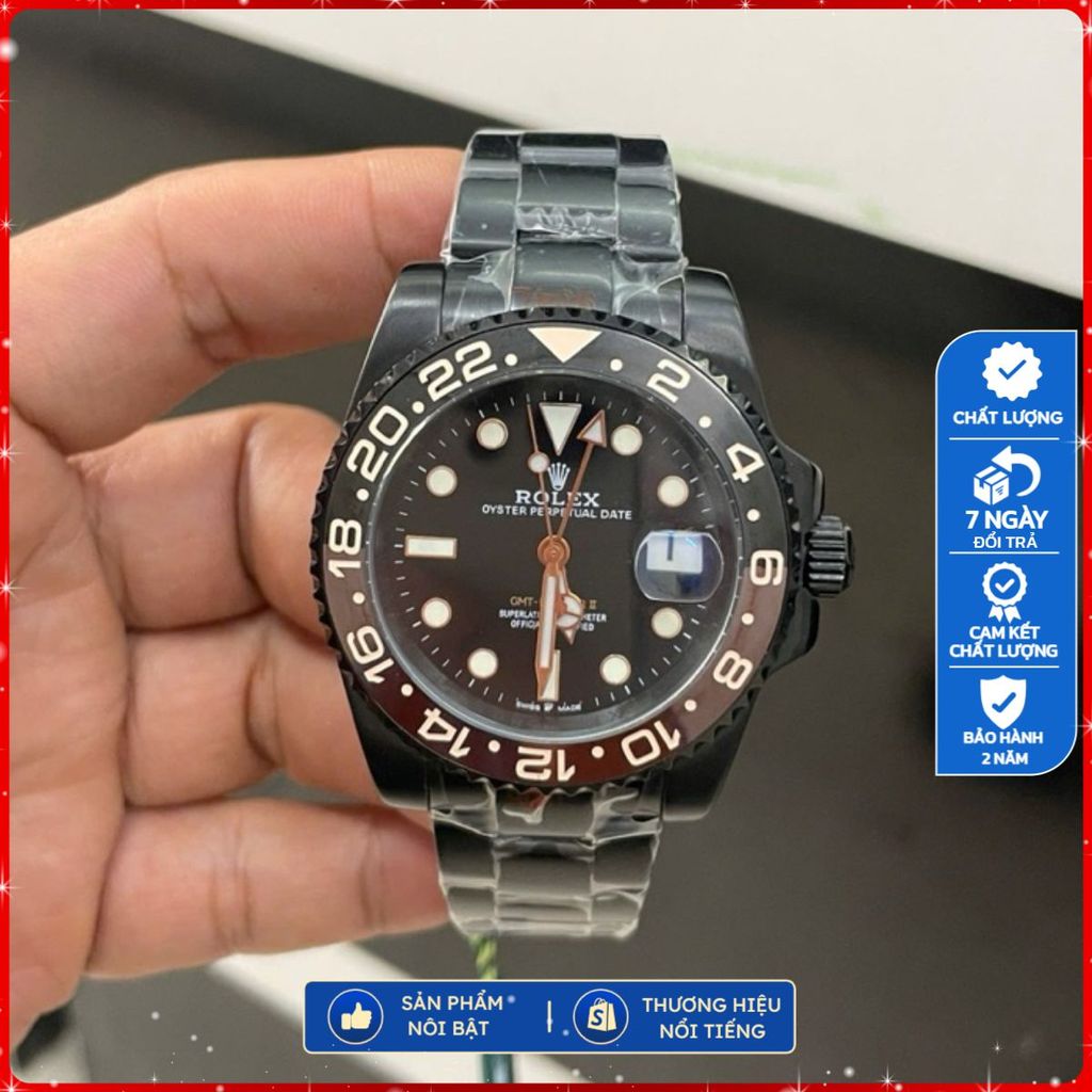Rolex GMT size 40mm, Máy miyota 8215, Phiên bản cao cấp thị trường