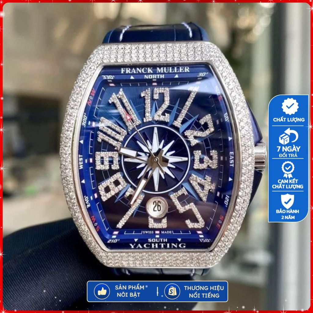 Đồng Hồ nam Franck Muller Yachting ABF v45 44mm máy FM800 Thuỵ sĩ - Độ hoàn thiện 99%