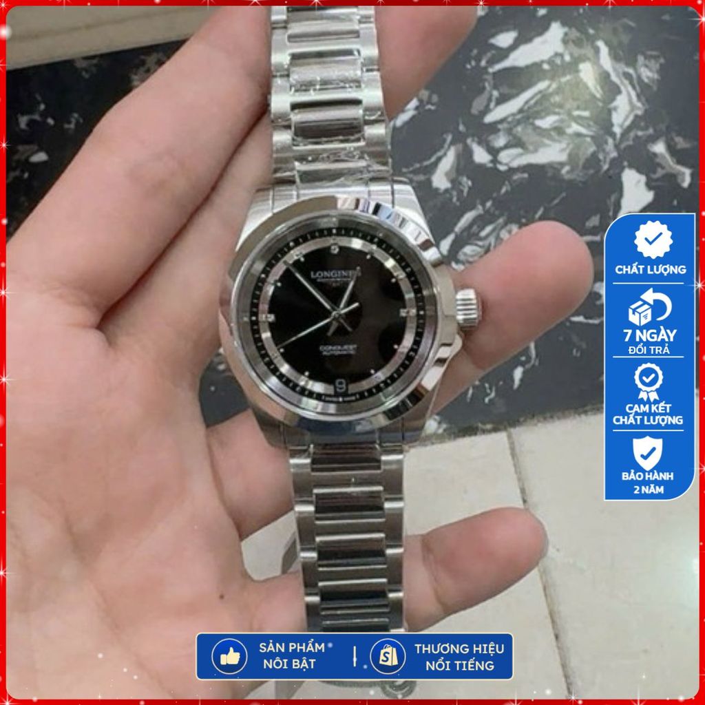 Longines cơ tự động 34mm nữ - Fullbox Hãng