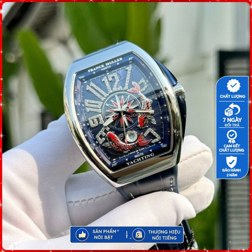 [Tặng Hộp Hãng] - Đồng hồ nam Franck Muller Yachting Koi ABF v45 44mm máy FM800 Thuỵ sĩ