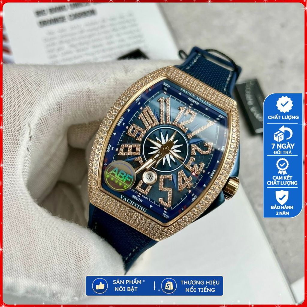 [Tặng Hộp Hãng] Đồng hồ nam Franck Muller Yachting ABF v45 44mm máy FM800 Thuỵ sĩ