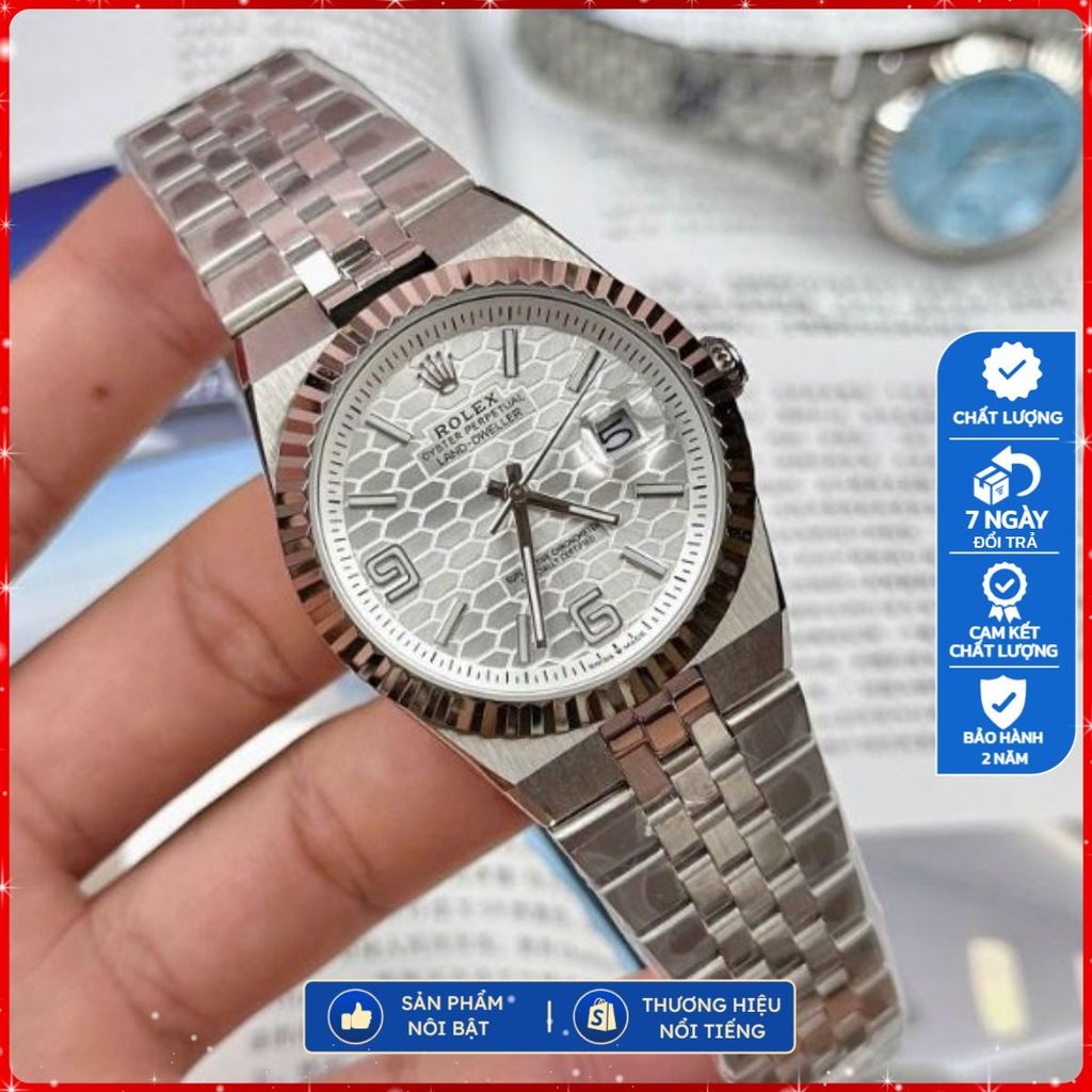 Rolex Land Dweller phiên bản update - Size 40mm. Cơ auto, núm zen, lộ máy bánh đà Update