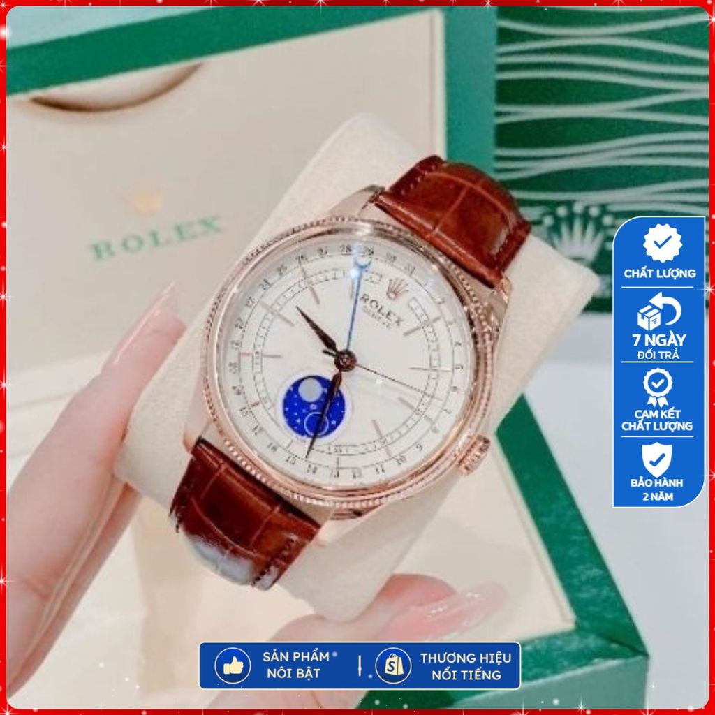 🎉ROLEX CELLINI MOONPHASE 39 MM - Đồng Hồ Rolex ✔️Bộ sưu tập: Cellini.📍Bộ máy: Automatic Size 39mm