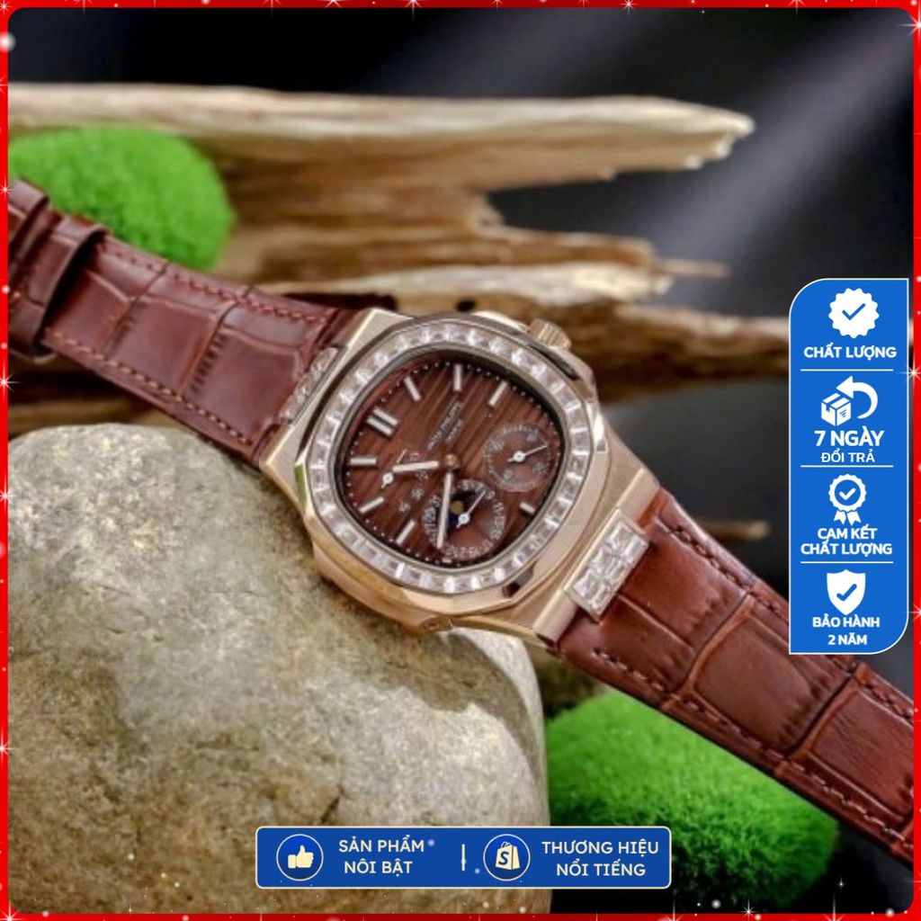 Đồng Hồ Nam PATEK PHILIPPE 𝐍𝐚𝐮𝐭𝐢𝐥𝐮𝐬 𝟓𝟕𝟏𝟐𝐑, 𝟱𝟳𝟮𝟰𝗚-𝟬𝟬𝟭𝐁𝐚𝐠𝐮𝐞𝐭𝐭𝐞 - ▪️máy: automatic ▪️size: 40mm