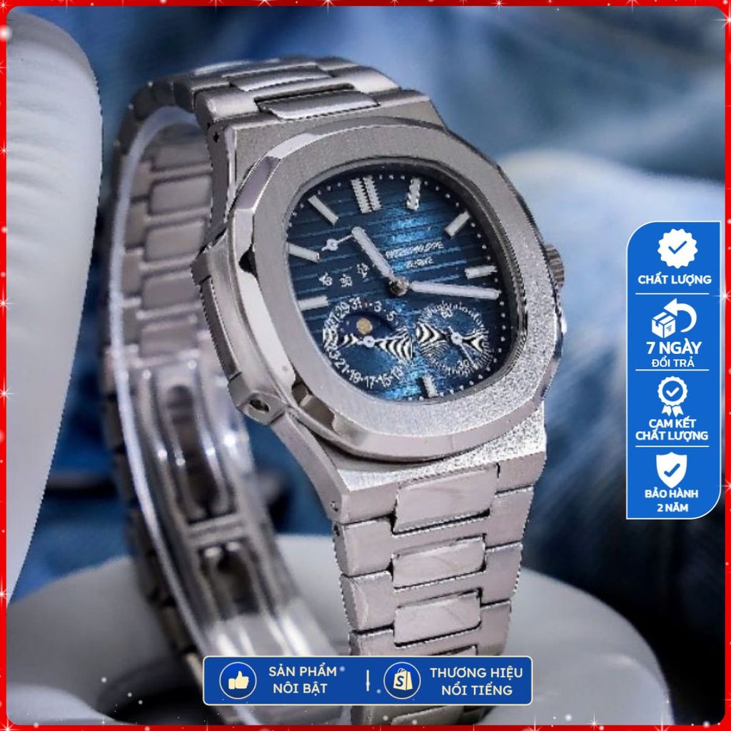Đồng Hồ Nam PATEK PHILIPPE 𝐍𝐚𝐮𝐭𝐢𝐥𝐮𝐬 𝟓𝟕𝟏𝟐𝐑, 𝟱𝟳𝟮𝟰𝗚-𝟬𝟬𝟭𝐁𝐚𝐠𝐮𝐞𝐭𝐭𝐞 - Automatic