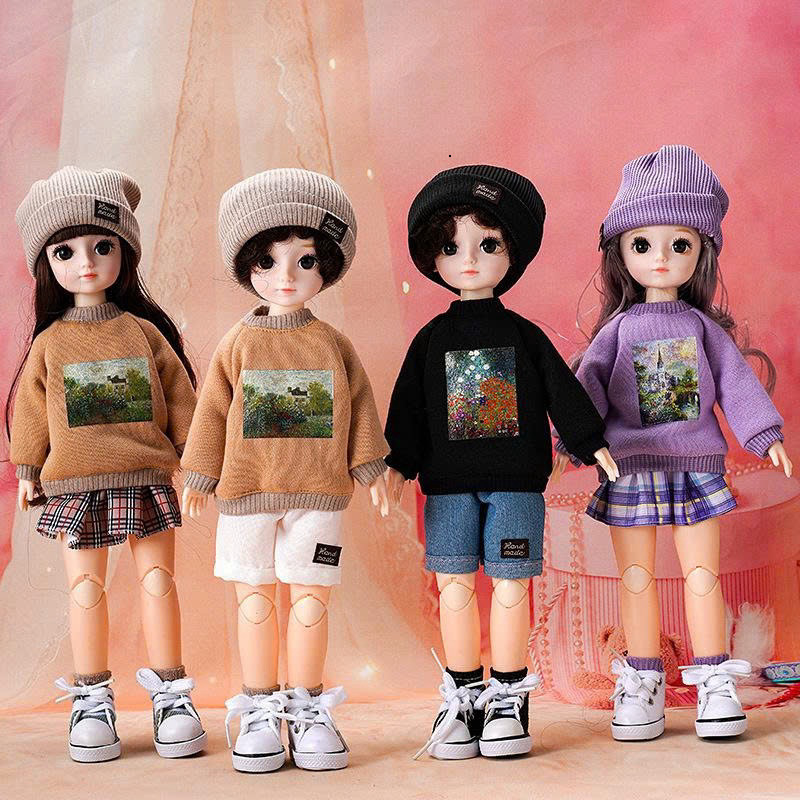Giày Thể Thao 5cm Dành BJD 1/6 Doll 8inch 21cm