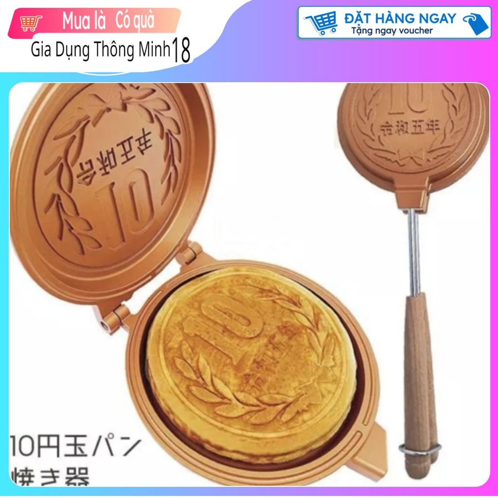 Khuôn Bánh Đồng Xu 10 Won Hàn Quốc ( có quà tặng)