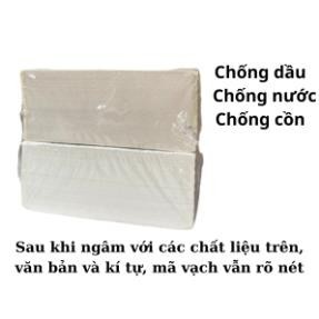 Giấy A7 in nhiệt 76x130 hàng xịn, 500 tờ/tệp, in đơn TMĐT, tự dính, chống nước aa