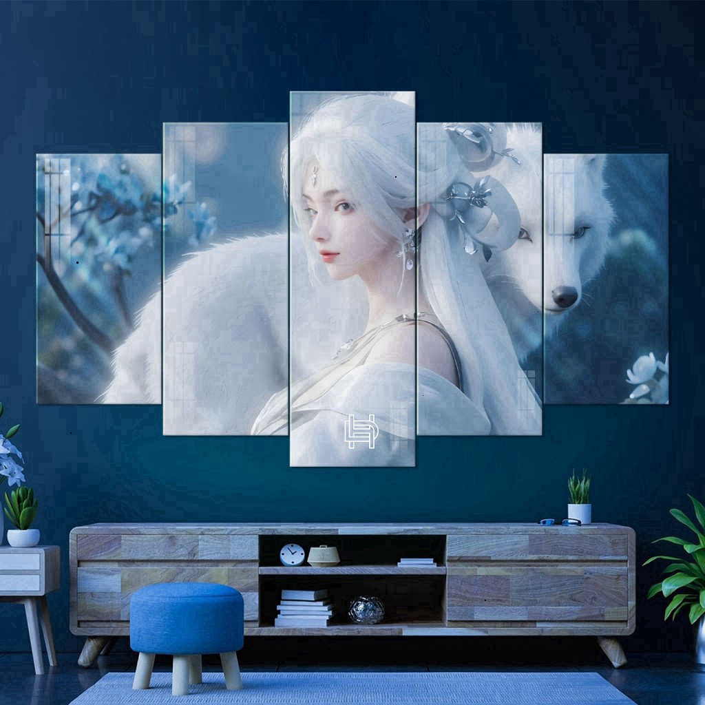 Áp Phích 3D Trung Quốc Mỹ Toa Vương Đông Nhi Chất Liệu Gương Trắng Formex Khỏe