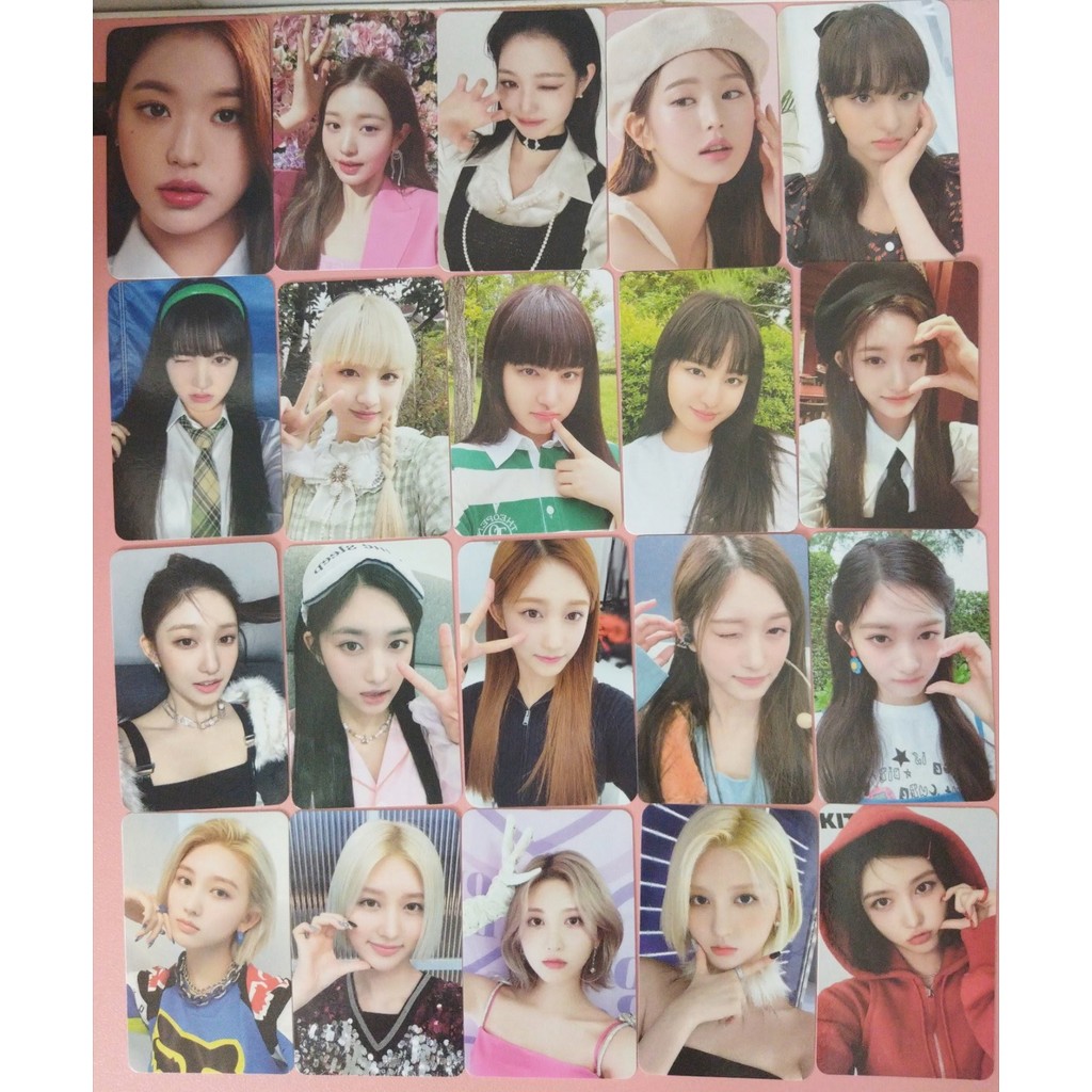 Card bo góc của các thành viên IVE (card off chính hãng)