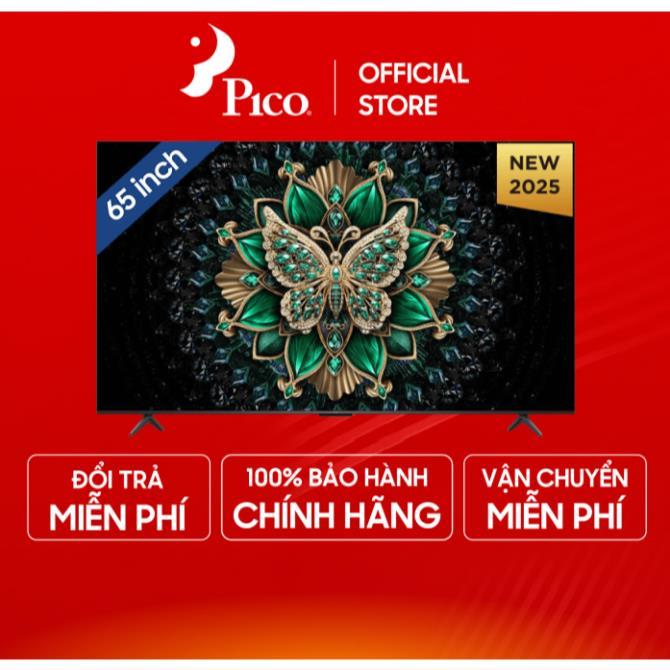 Tivi MiniLED TCL 65 inch 4K-Ultra HD 65C6K Google TV - Chính hãng bảo hành 24 tháng - Model 2025