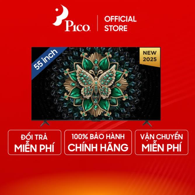 Google TV Tivi MiniLED TCL AI 55 inch 4K-Ultra HD 55C6K - Mẫu mới 2025