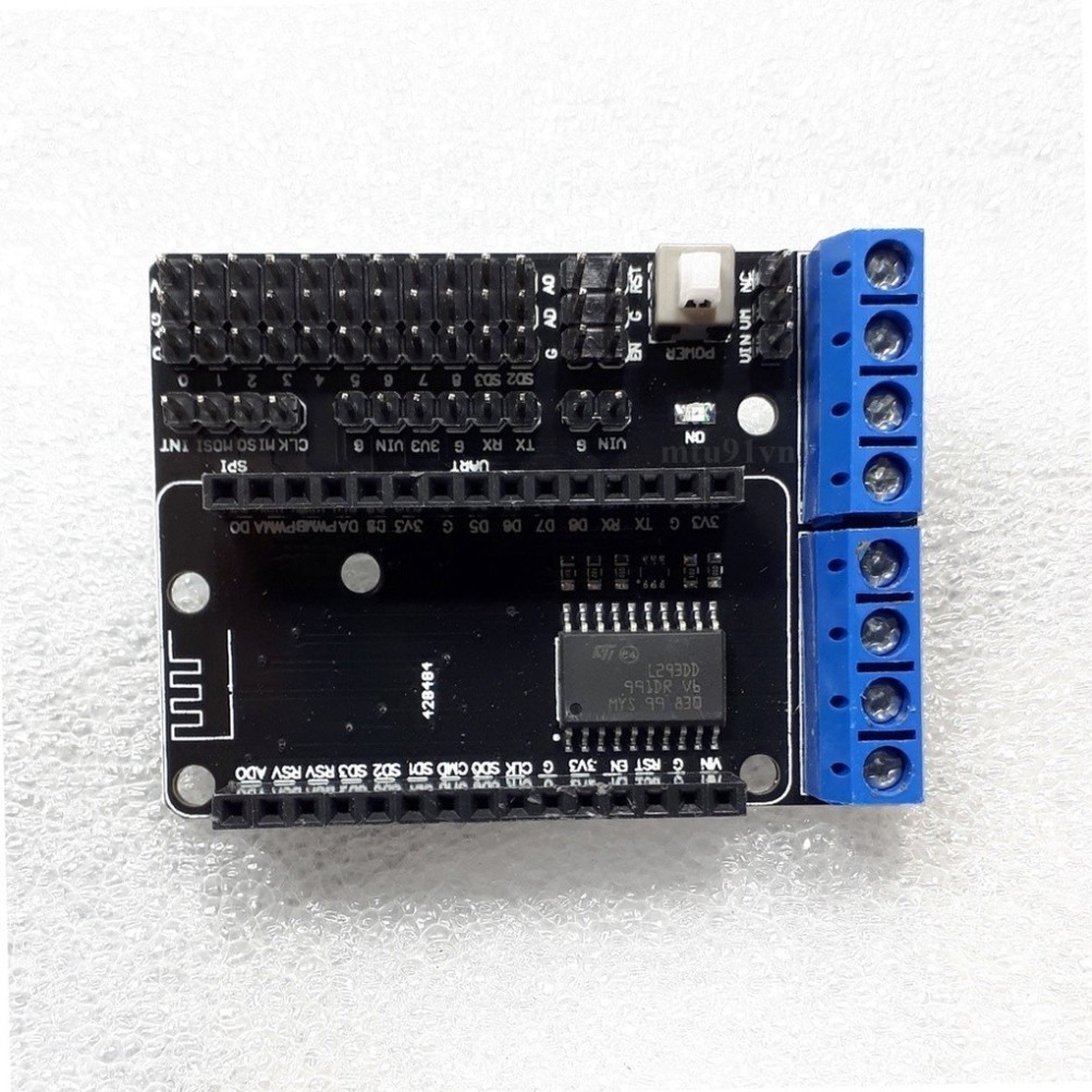 Đế Ra Chân Cho Node MCU ESP8266 CP2102 (Board Motor Driver L293D)