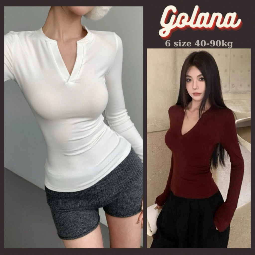 déd Áo Thun Dài Tay Giữ Nhiệt Siêu Co Giãn Mềm Mịn Chất Cotton Lông Mịn Dày Dặn judy Top ( Có bigsiz