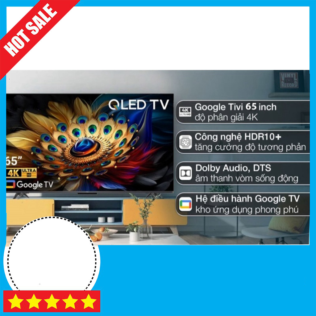 Tivi TCL QLED 65 Inch 4K C655 - Điện Máy Rẻ, Chất Lượng Cao 2024 GIAO TOÀN QUỐC.