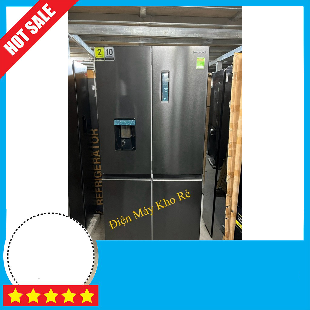Tủ lạnh Hitachi Inverter Multi Door 464 lít, HR4N7520DSWDXVN, Năm 2023 GIAO TOÀN QUỐC.
