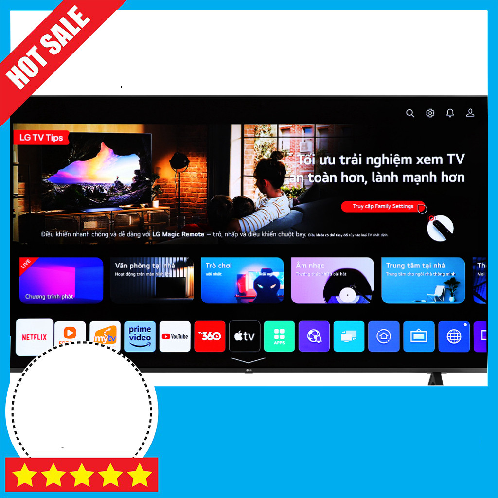 Tivi LG 55 inch 4K 55UR8050PSB - Tivi Thông Minh mới 2023 Đầy Đủ 55 inch GIAO TOÀN QUỐC.