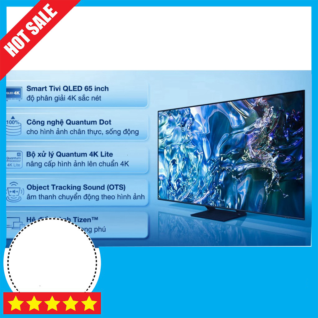 TV QLED 65 inch Samsung 4K QA65Q60D Loại Tốt 2024 GIAO TOÀN QUỐC.