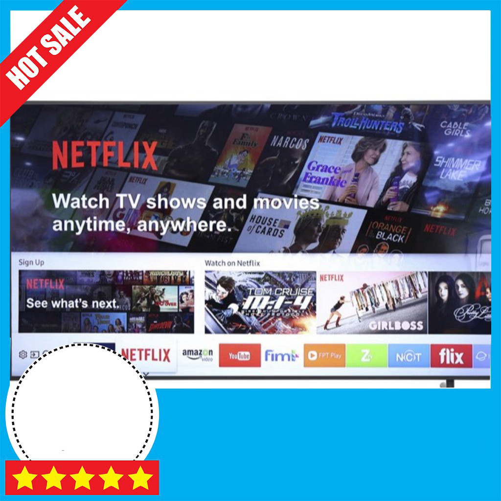 Smart Tivi 4K Samsung 55" UA55LS003AK - Cấu Hình 4K, Công Nghệ Cảm Xúc GIAO TOÀN QUỐC.