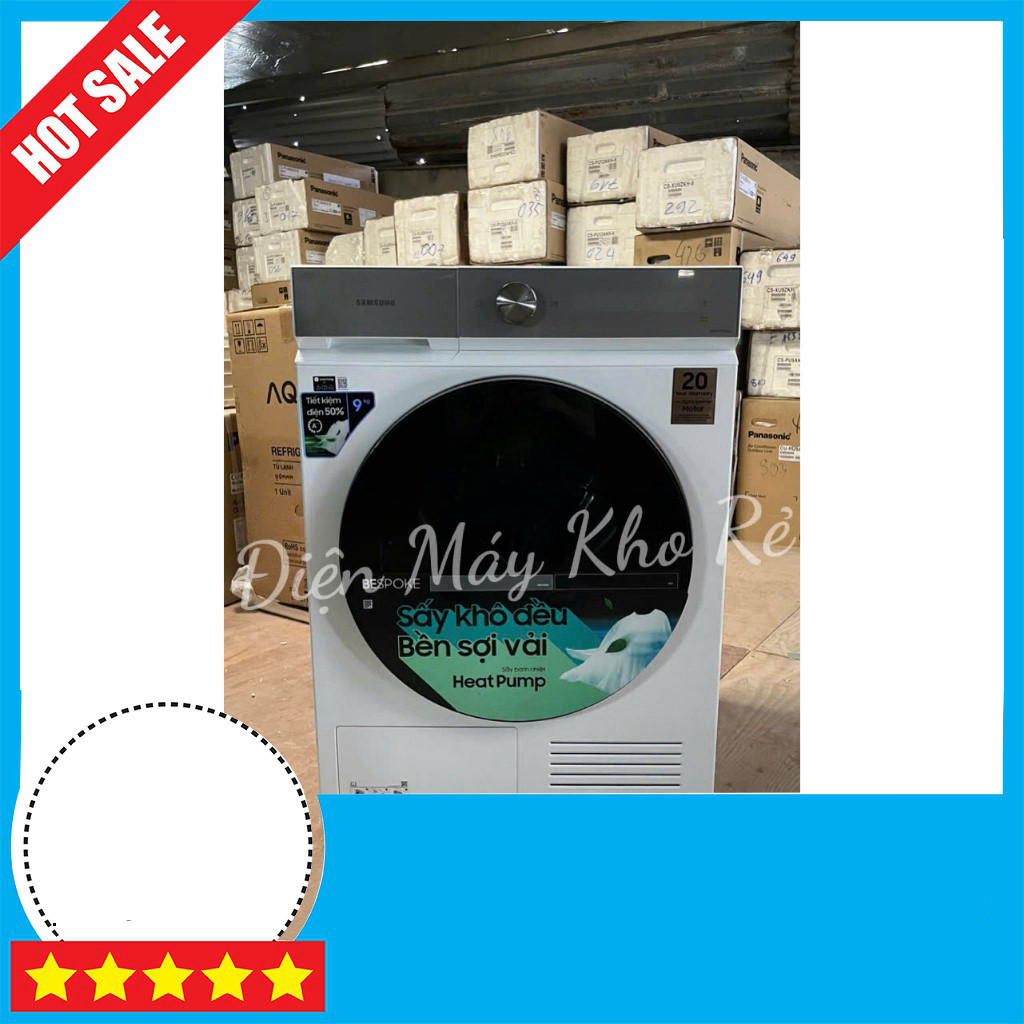 Áp Dụng Hướng Dẫn, Tiêu Đề Mới:
Máy Sấy Bơm Nhiệt Samsung 9kg DV90BB9440GHSV - Hàng Chính Hãng GIAO 