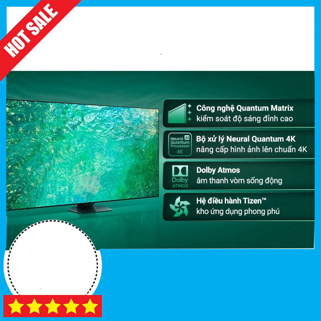 Tivi Neo QLED 4K 55 inch Samsung QA55QN85C 2023 - Màn hình Tivi 4K Cài Đặt 2023 GIAO TOÀN QUỐC.