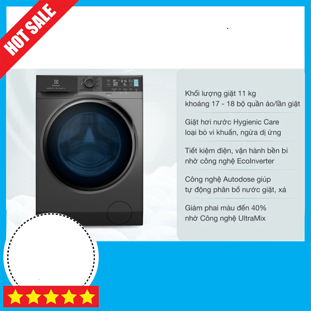 Máy Giặt Electrolux Inverter 11kg EWF1141R9SB - Cửa Hàng Điện máy GIAO TOÀN QUỐC.