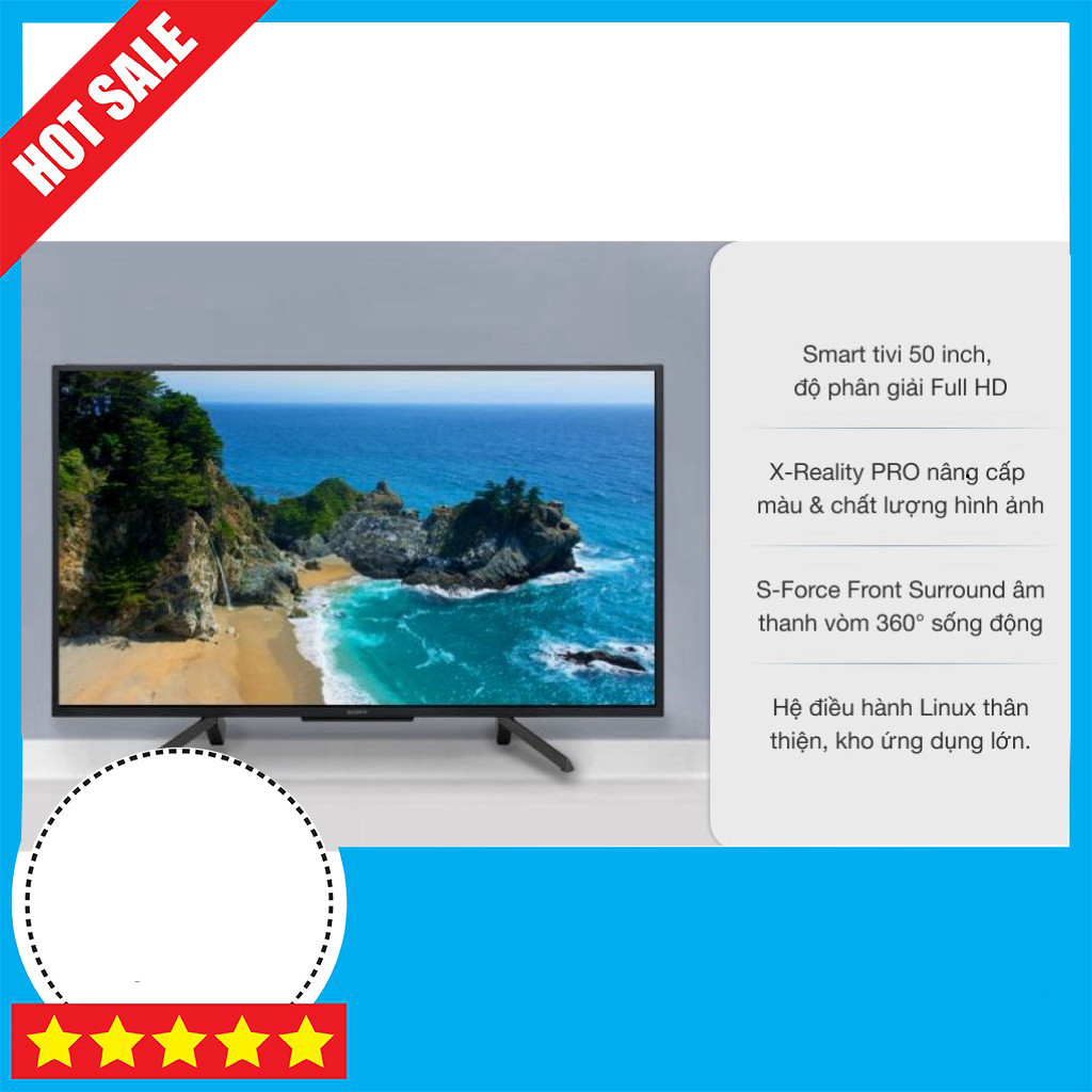 Smart Tivi Sony 50 inch KDL-50W660G - Tivi 50 inch Full HD Sony GIAO TOÀN QUỐC.