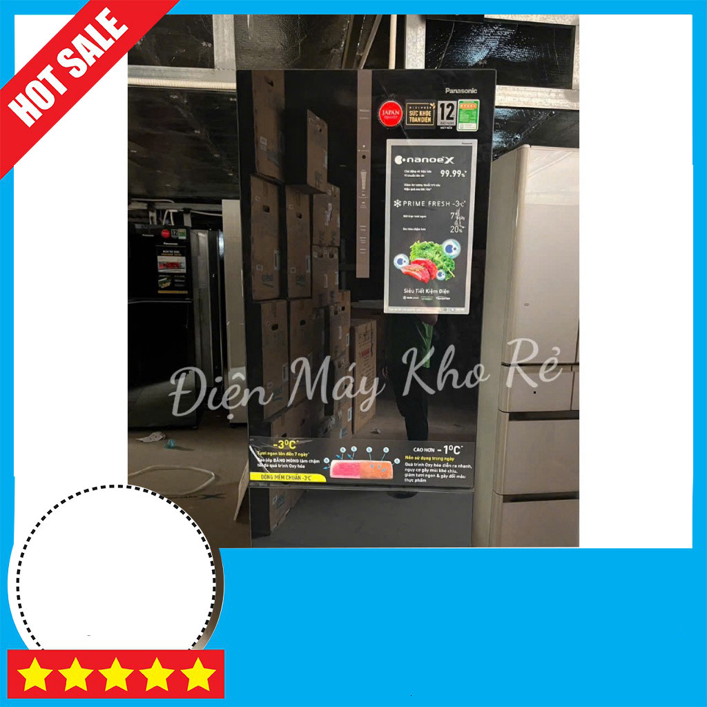 Tủ Panasonic Inverter 420lít NR-BX471XGKV - Tủ Lạnh Inverter GIAO TOÀN QUỐC.