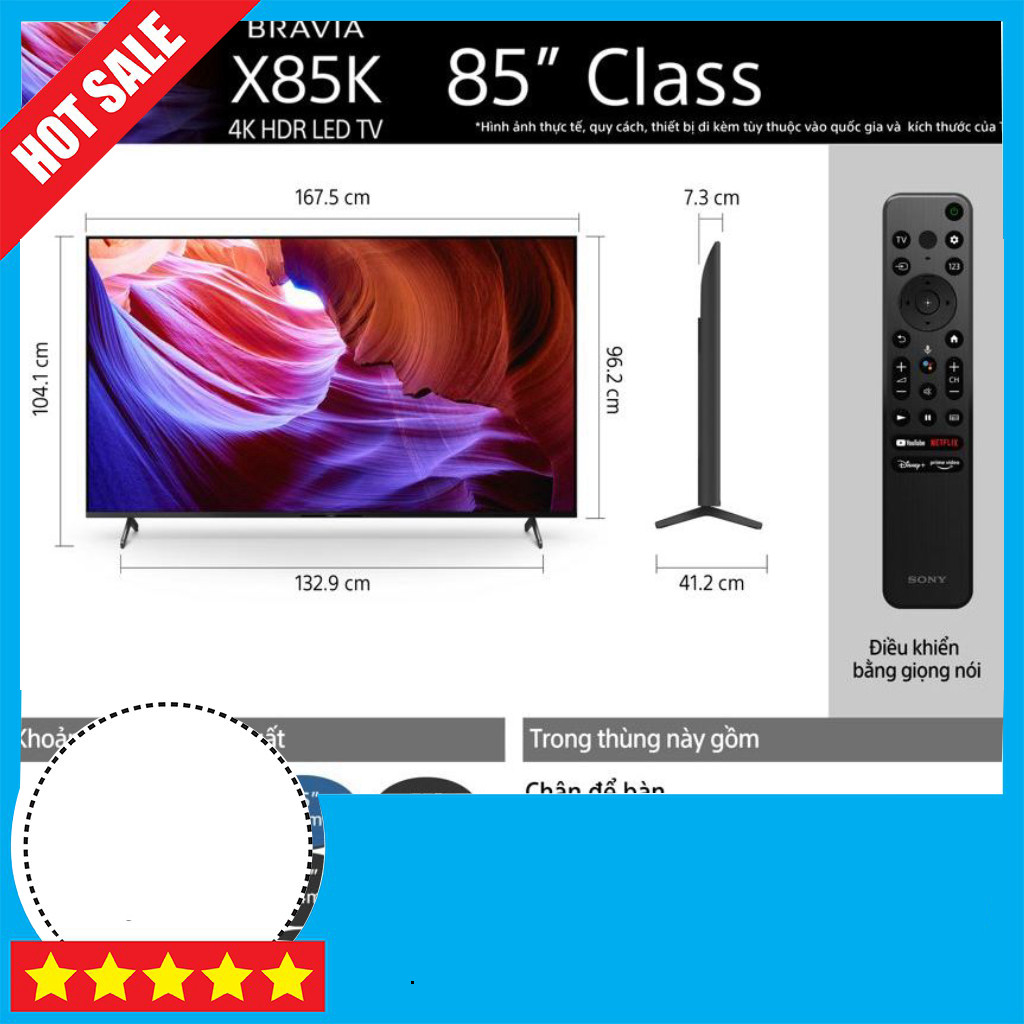 Sony Tivi 85inch 4K 120hz Model 2022 Tivi Sony mới nhất GIAO TOÀN QUỐC.