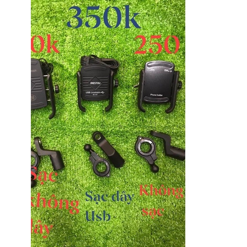 hỏa tốc pat điện thoại sạc không dây usb gắn xe máy moto pkn pkl r15 mt15 cbr gsx xsr