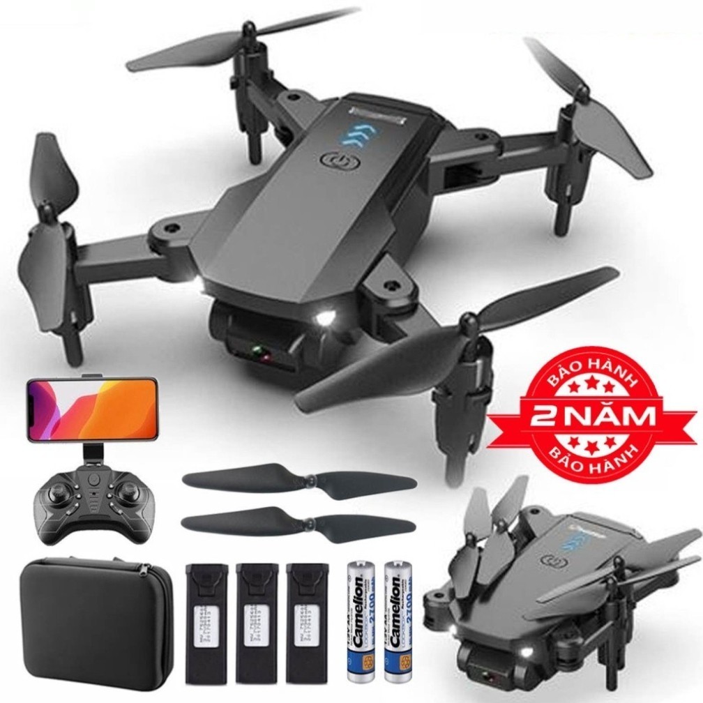 Flycam Drone Q12 Pro Max Máy Bay Camera 4K Hot 2022 Điều Khiển Từ Xa 4 Cánh Chất Hơn Flycam Mini E58